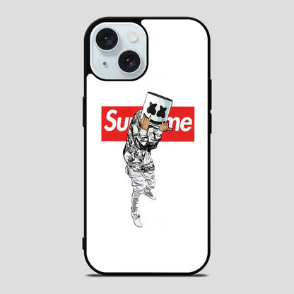 Dj Marshmello Supreme Retro iPhone 15 Case