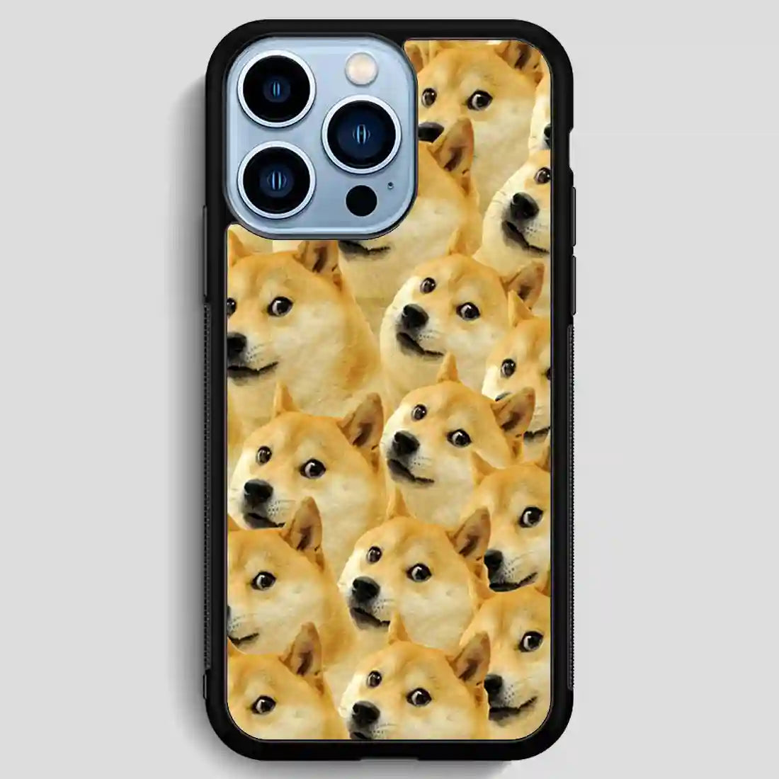 Doge Pattern Funny iPhone 13 Pro Max Case