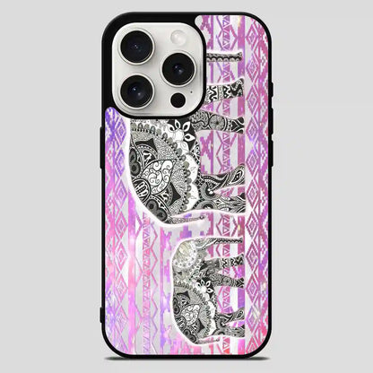 Elephant Tribal iPhone 15 Pro Max Case