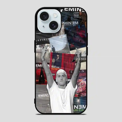 Eminem Collage Album iPhone 15 Case