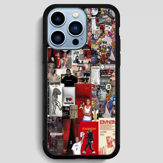 Eminem Rap Collage iPhone 13 Pro Max Case