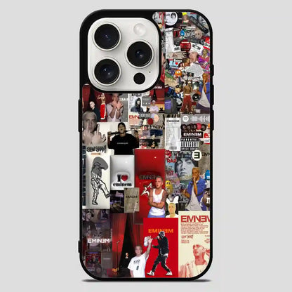 Eminem Rap Collage iPhone 15 Pro Max Case