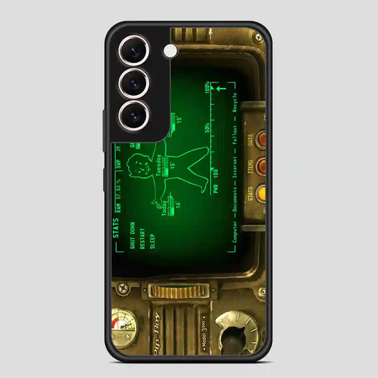 Fallout Pipboy Rainmeter Case Samsung Galaxy S22 Case