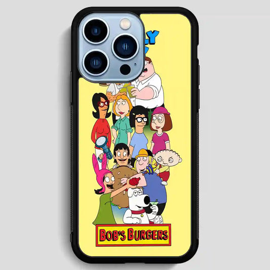 Family Guy And Bobs Burgers iPhone 13 Pro Max Case