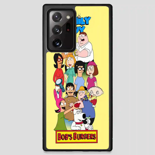 Family Guy And Bobs Burgers Samsung Galaxy Note 20 Ultra Case