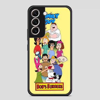 Family Guy And Bobs Burgers Samsung Galaxy S22 Case