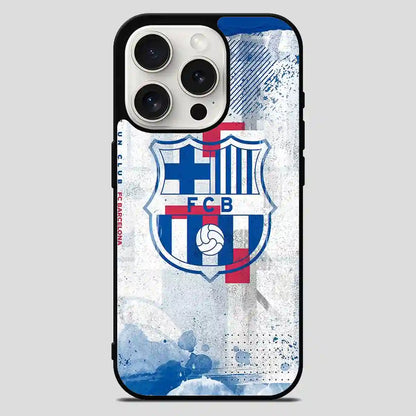 Fc Barcelona Football Club Design iPhone 15 Pro Max Case