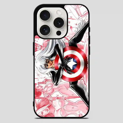 Femme Fatales Black Cat iPhone 15 Pro Max Case