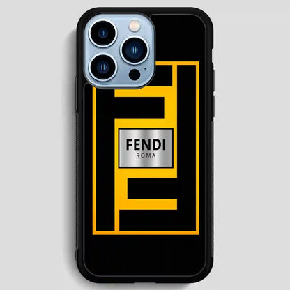 Fendi Yellow iPhone 13 Pro Max Case