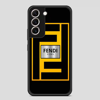 Fendi Yellow Samsung Galaxy S22 Case