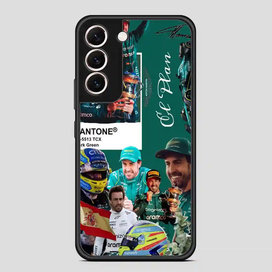 Fernando Alonso Collage Samsung Galaxy S22 Case