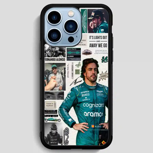 Fernando Alonso Fvintage iPhone 13 Pro Max Case