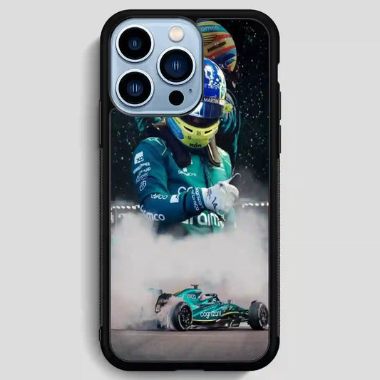 Fernando Alonso Helmet iPhone 13 Pro Max Case