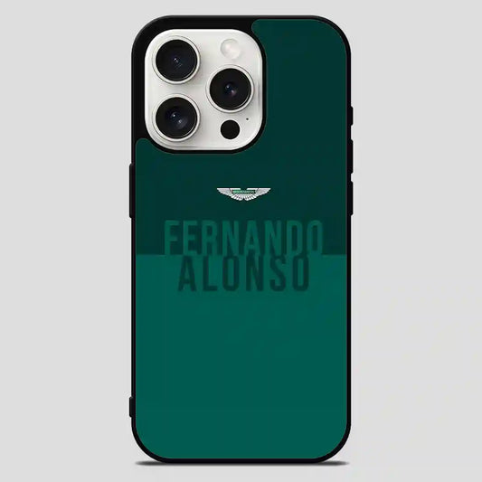 Fernando Alonso Logo iPhone 15 Pro Max Case