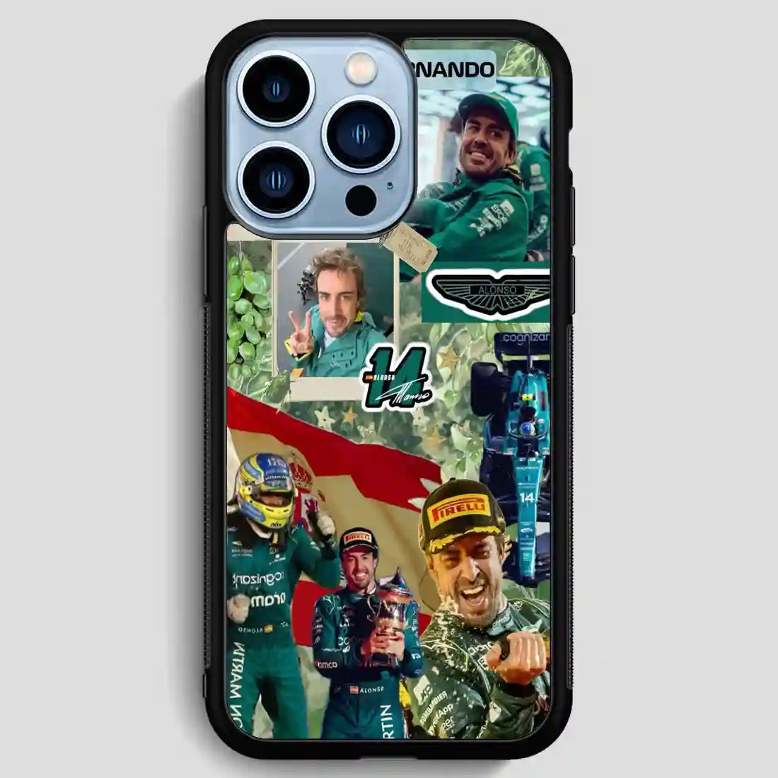 Fernando Alonso Wallpaper iPhone 13 Pro Max Case