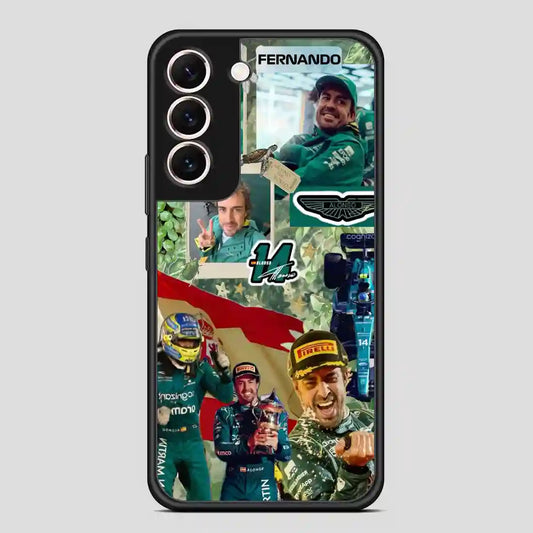 Fernando Alonso Wallpaper Samsung Galaxy S22 Case