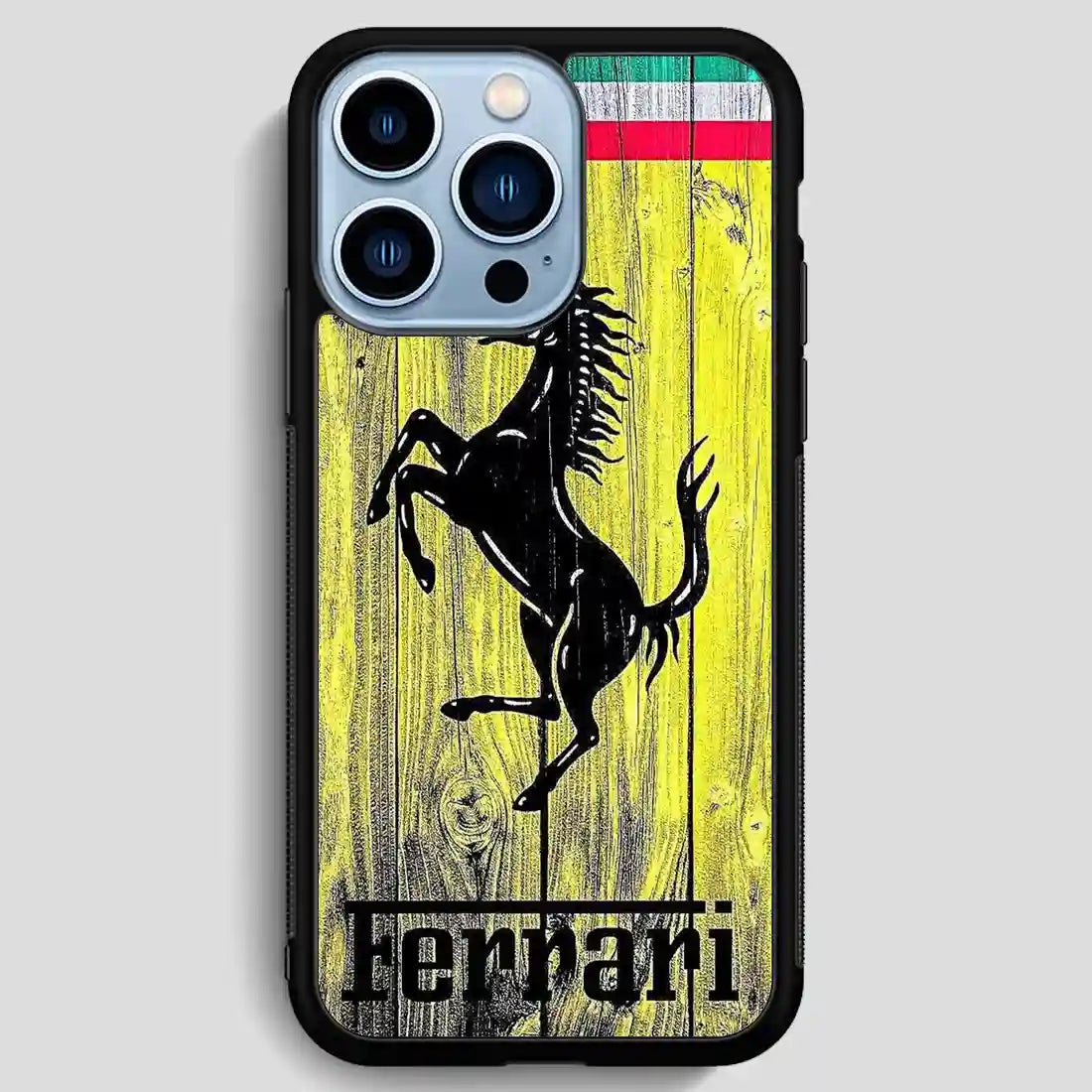 Ferrari Art Wood iPhone 13 Pro Max Case