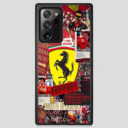 Ferrari Carlos Sainz Jr Samsung Galaxy Note 20 Ultra Case