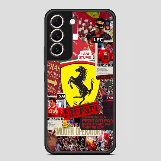 Ferrari Carlos Sainz Jr Samsung Galaxy S22 Case