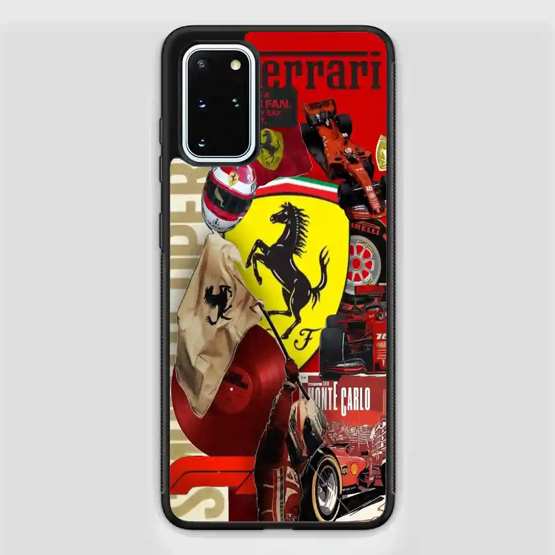 Ferrari F Vintage Collage Samsung Galaxy S20 FE Case
