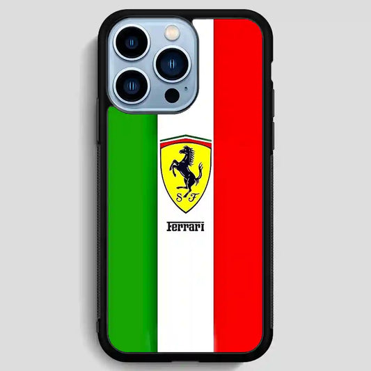 Ferrari Flag Italy iPhone 13 Pro Max Case