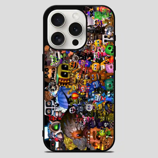 Fnaf All Charchter iPhone 15 Pro Max Case