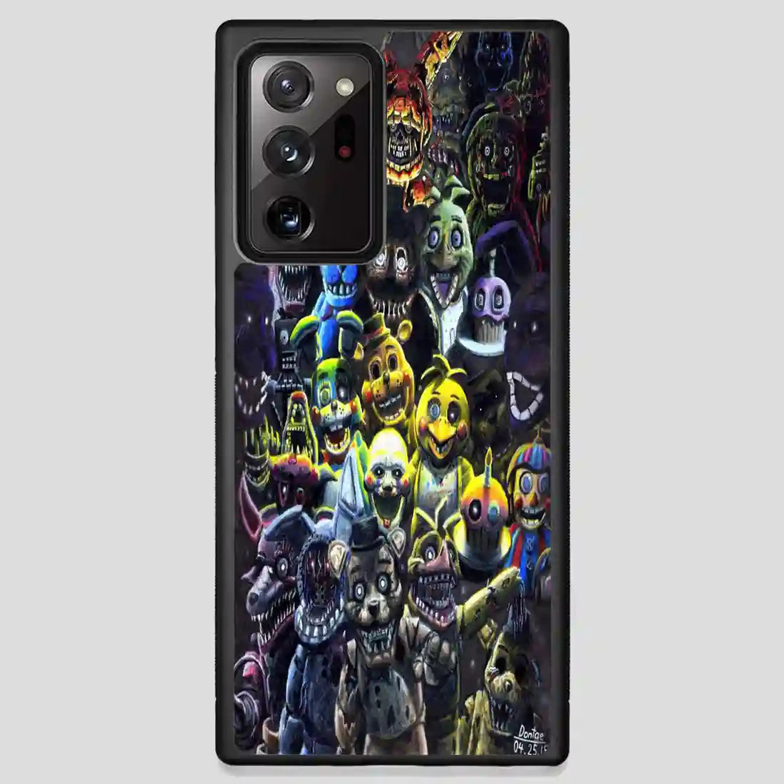 Fnaf All Charchter Retro Samsung Galaxy Note 20 Ultra Case