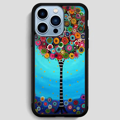 Folk Art Tree Of Life iPhone 13 Pro Max Case