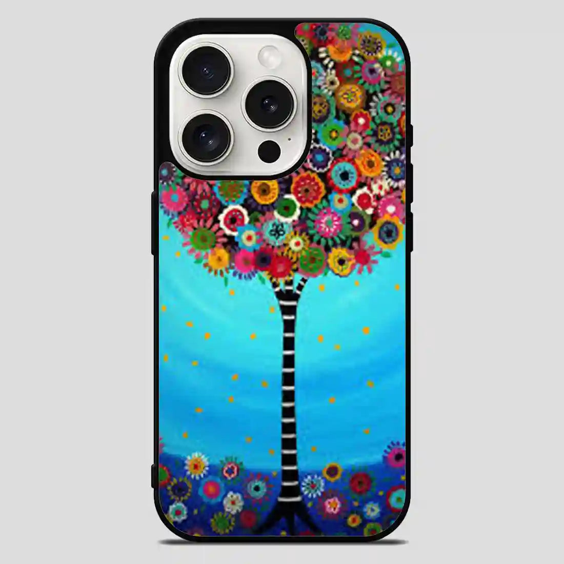 Folk Art Tree Of Life iPhone 15 Pro Max Case