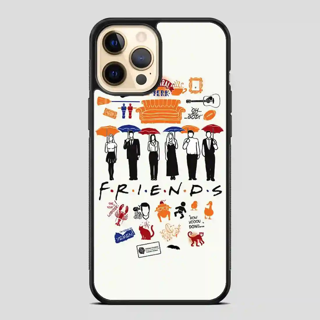 Friends The Tv Series Collage Cool iPhone 11 Pro Case