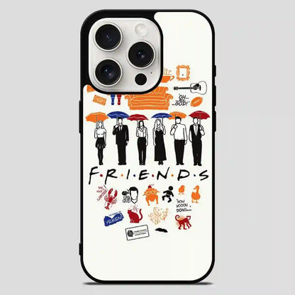 Friends The Tv Series Collage Cool iPhone 15 Pro Max Case