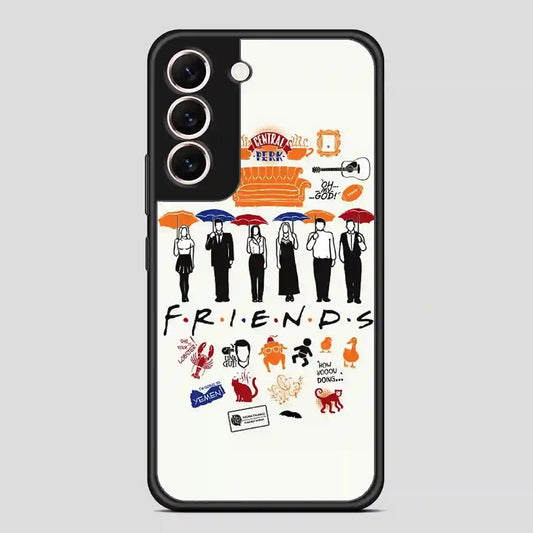 Friends The Tv Series Collage Cool Samsung Galaxy S22 Case