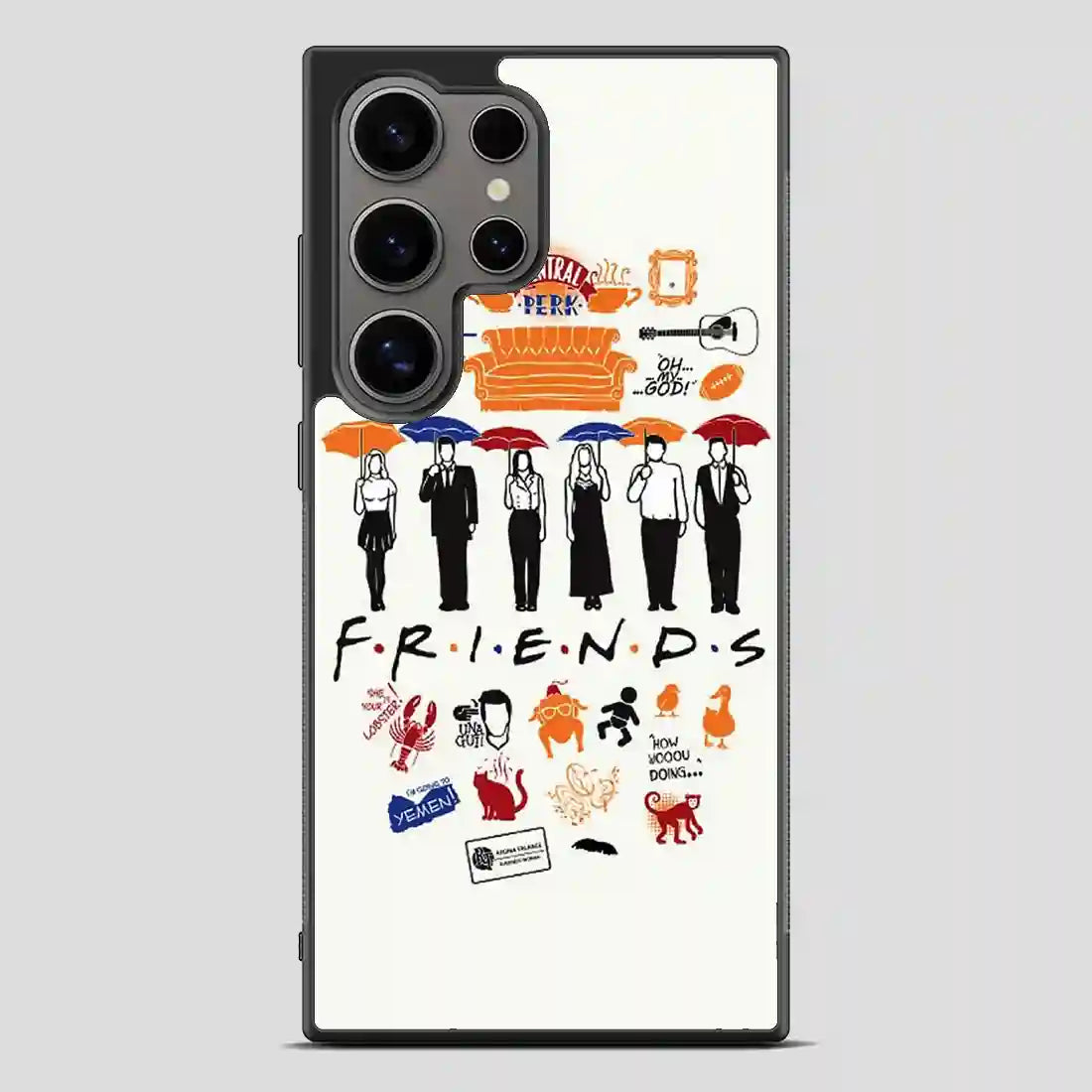 Friends The Tv Series Collage Cool Samsung Galaxy S24 Ultra Case