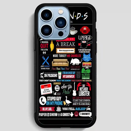 Friends The Tv Series Collage iPhone 13 Pro Max Case