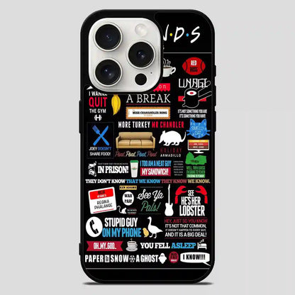 Friends The Tv Series Collage iPhone 15 Pro Max Case