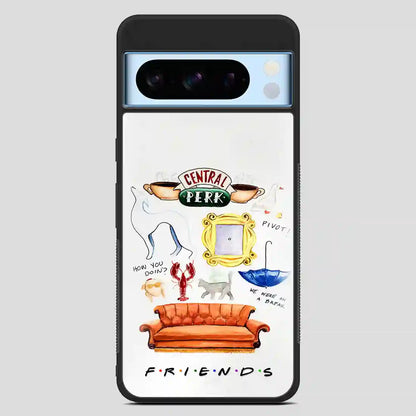 Friends The Tv Series Collage Retro Google Pixel 8 Pro Case
