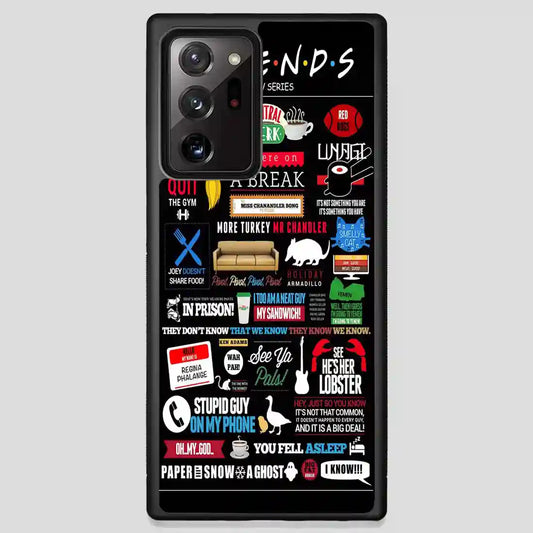 Friends The Tv Series Collage Samsung Galaxy Note 20 Ultra Case