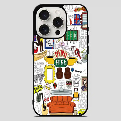 Friends The Tv Series Collage Simple iPhone 15 Pro Max Case