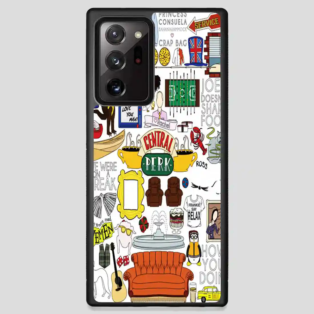 Friends The Tv Series Collage Simple Samsung Galaxy Note 20 Ultra Case