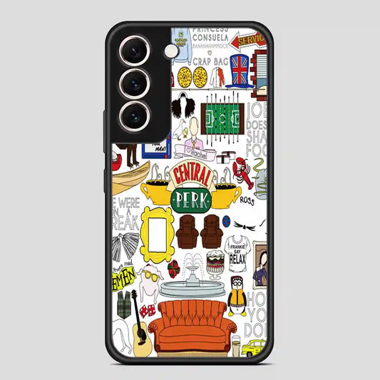 Friends The Tv Series Collage Simple Samsung Galaxy S22 Case