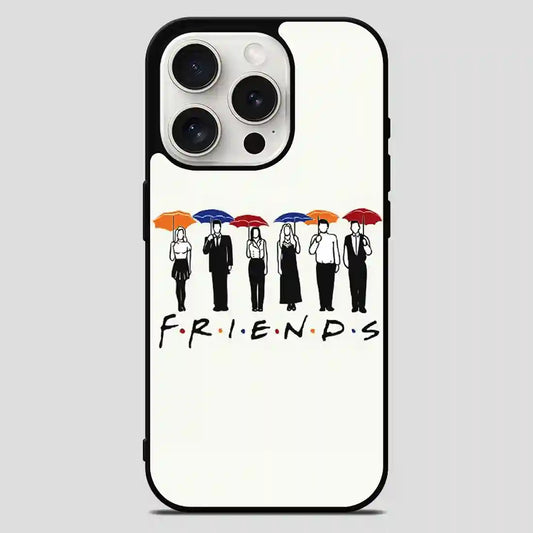 Friends The Tv Series Collage Vintage iPhone 15 Pro Max Case