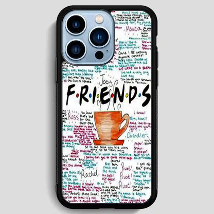 Friends Tv Show Collage iPhone 13 Pro Max Case