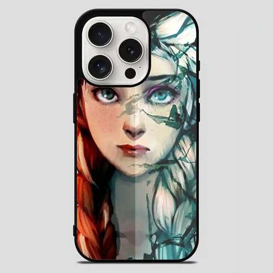 Frozen Anna And Elsa iPhone 15 Pro Max Case