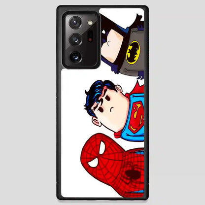 Funny Spiderman Superman Batman Samsung Galaxy Note 20 Ultra Case