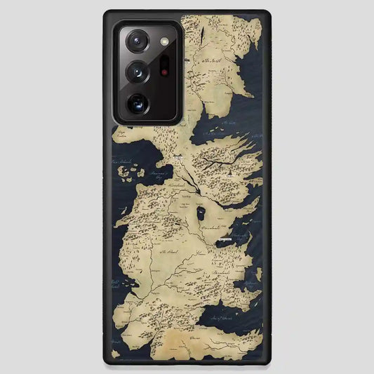 Game Of Thrones Cool World Map Samsung Galaxy Note 20 Ultra Case