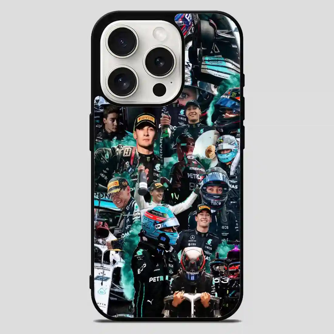 George Russell Collage iPhone 15 Pro Max Case