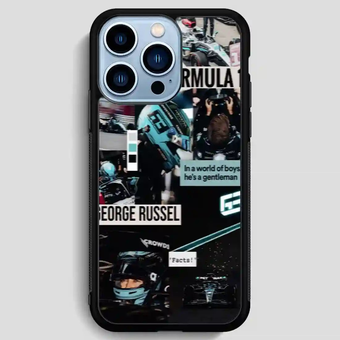 George Russell Formula One Collage iPhone 13 Pro Max Case