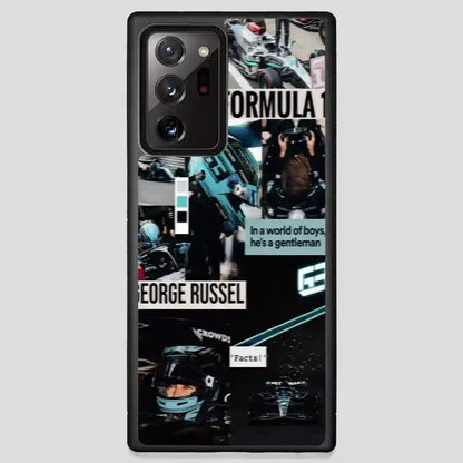 George Russell Formula One Collage Samsung Galaxy Note 20 Ultra Case