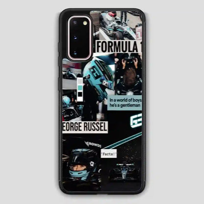 George Russell Formula One Collage Samsung Galaxy S20 Case