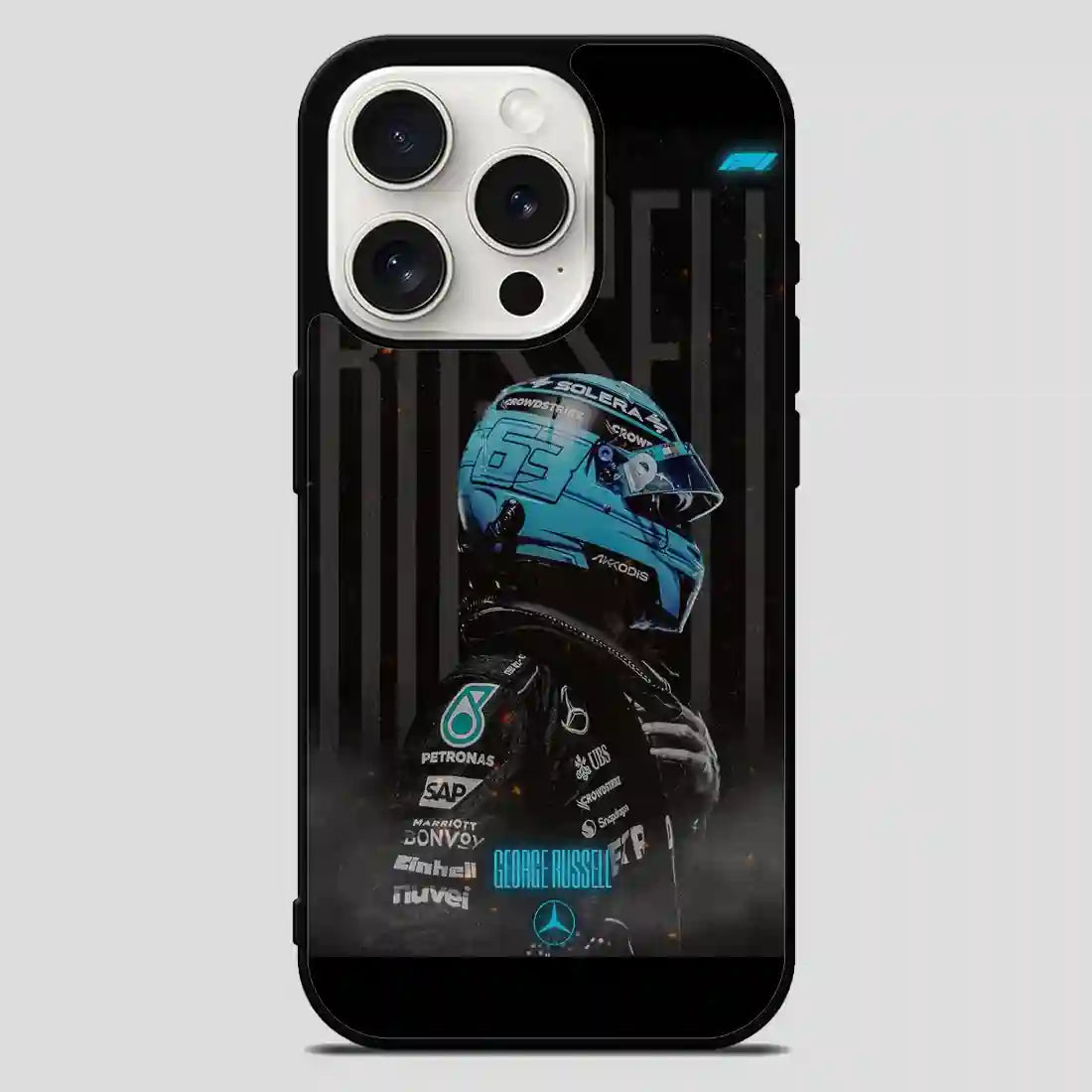 George Russell Formula One iPhone 15 Pro Max Case